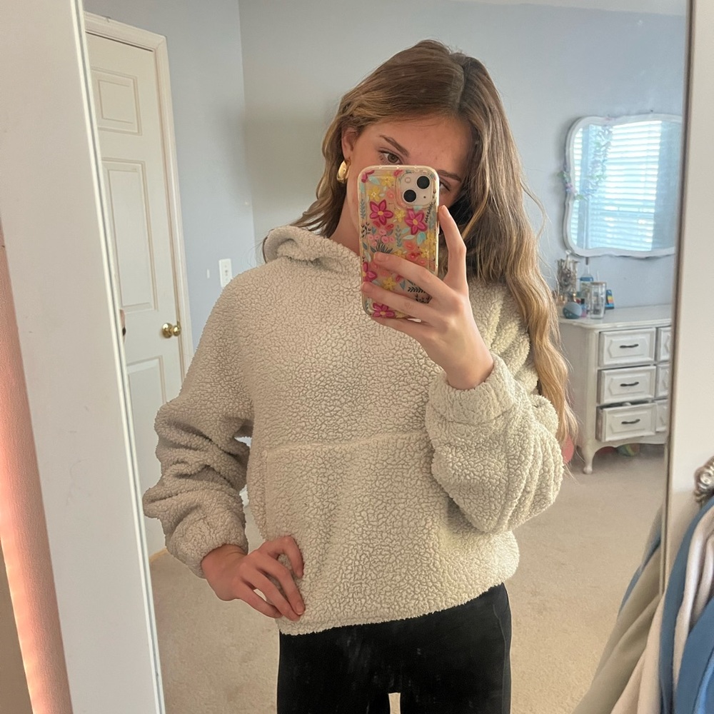 Cozy Cream Sherpa Hoodie